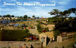 Dennis The Menace Playground, El Estero Park Monterey, CA Postcard Postcard