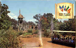 Six Flags Postcard