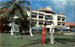Greetings From Jamaica Tower Isle Hotel Postcard Postcard