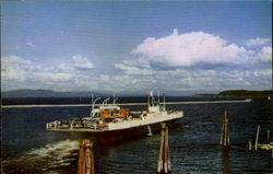 The M.V. Valour En Route to Port Kent NY Postcard