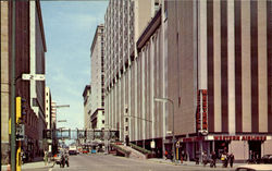 Seventh Street Looking North Postcard