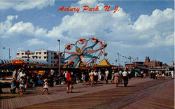 ASBURY PARK, New Parachute Ride New Jersey Postcard Postcard