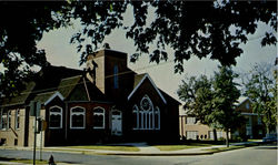 Pine &Poplar Sts Postcard