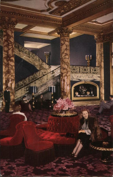 Grand Staircase, Fairmont Hotel San Francisco California