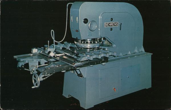 Behrens Turret Punch Press Advertising