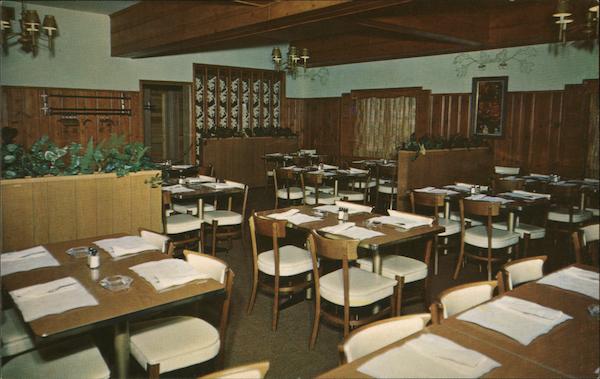 Twin Oaks Restaurant Oak Room Clarksburg West Virginia