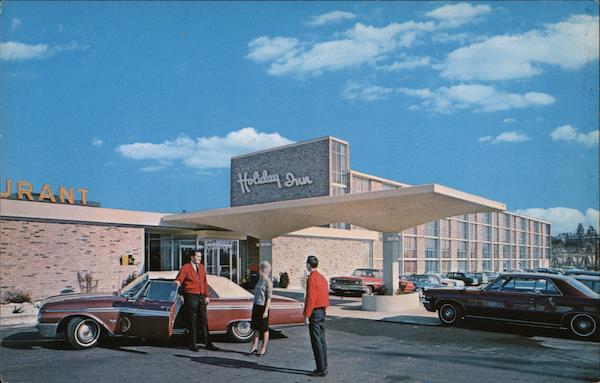 Holiday Inn manchester, NH Postcard