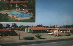 Visalia Motor Lodge Postcard