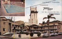 Cabrillo Travelodge Postcard