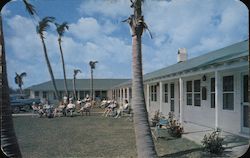 White Caps Motor Apartments Riviera Beach, FL Postcard Postcard Postcard