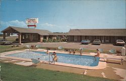 Villager Motel Postcard