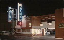 Manor Hotel Postcard