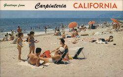 Greetings from Carpinteria California Postcard Postcard Postcard