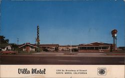 Villa Motel Santa Maria, CA Postcard Postcard Postcard