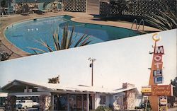 Town & Country Motel Postcard