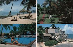 Silver Sands Oceanfront Motel Key Biscayne, FL Postcard Postcard Postcard