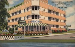 Churchill Motel and Apartments Postcard