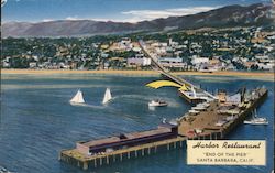 Harbor Restaurant Santa Barbara, CA Postcard Postcard Postcard