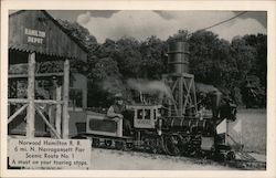 Norwood Hamilton RR, I Wonda II Postcard