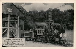 Norwood Hamilton RR, I Wonda II Narragansett Pier, RI Postcard Postcard Postcard