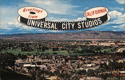 Greetings from Universal City Studios California Postcard