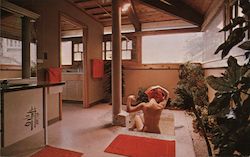 Japanese Sunken Bath at Shibui Hotel Postcard