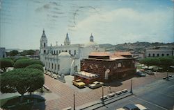 Historic Ponce Fire House and Cathedral Postcard