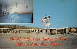 Cavern Inn Motel Whites City, NM Postcard Postcard Postcard