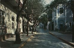 Typical Street Scene, Leading to 'Fortaleza' Postcard