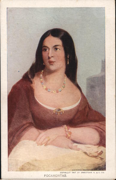 Pocahontas 1907 Jamestown Exposition
