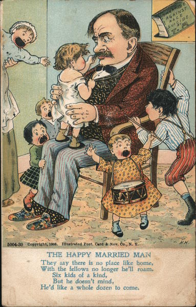 The Happy Married Man Caricatures