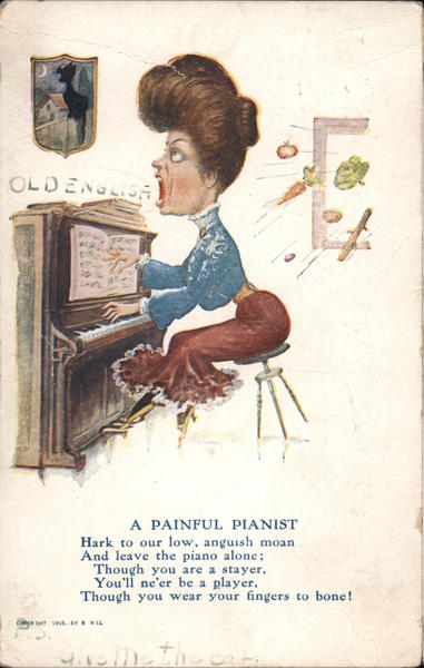 A Pinful Pianist Caricatures