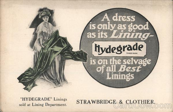 Strawbridge & Clothier Hydegrade Advertising