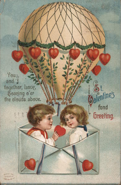 St. Valentine's Fond Greeting Ellen Clapsaddle Children