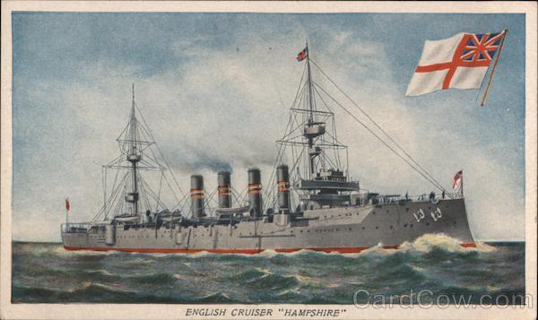 English Cruiser Hampshire (1903) Ships