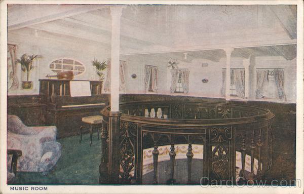 Music Room - On Board United Fruit Company’s S.S. METAPAN