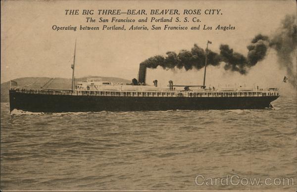 THE BIG THREE - BEAR, BEAVER, ROSE CITY Steamers