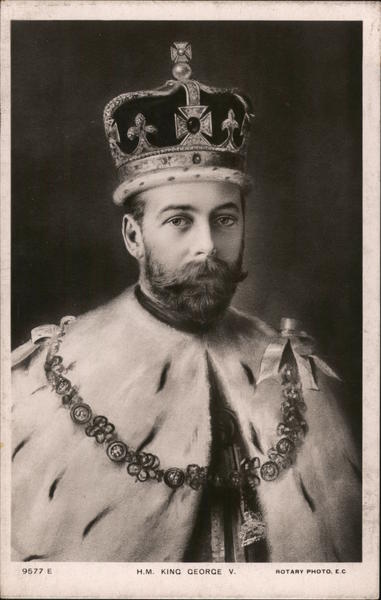 H.M. King George V. Royalty