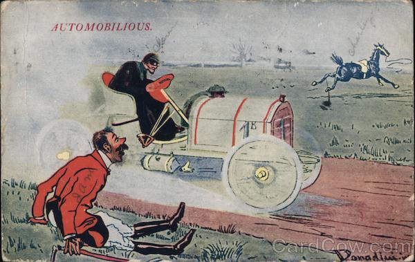 Man Racing an Automobile Auto Racing