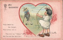 To my Valentine E. Curtis Postcard Postcard Postcard