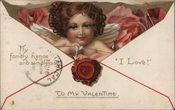 To My Valentine With Love Postcard
