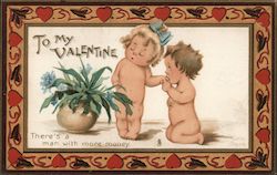 To My Valentine Children Postcard Postcard Postcard