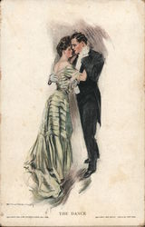 The Dance Couples Postcard Postcard Postcard