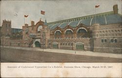 Souvenir of the Underwood Typewrite Co.'s Exhibit, Business Show, Chicago, March 15-23, 1907 Postcard