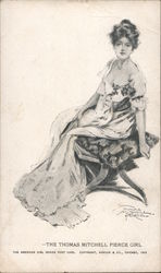 The Thomas Mitchell Pierce Girl Postcard