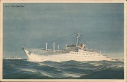 M/S "Stockholm" - Swedish American Line Postcard