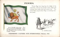 Persian Flag Postcard
