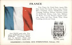 French Flag Postcard