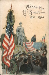 Honor the Brave 1861-1865 Postcard