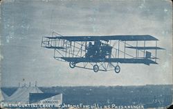 Glenn Curtiss, carrying Jerome Fancuilli as passenger Postcard